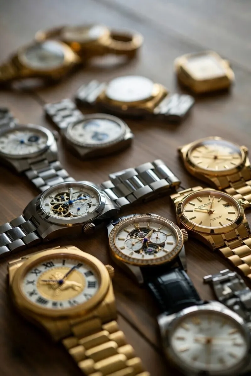 Gold and Silver Watches